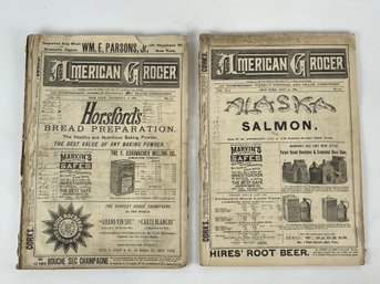 Antique American Grocer 1888 & 1889