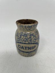 Pottery Catnip Jar