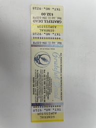 Grateful Dead Concert Ticket - 7/13/1994