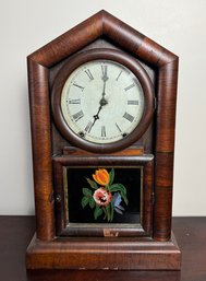 Antique Octagon Eight Day Clock By Ansonia Clock Company - Untested