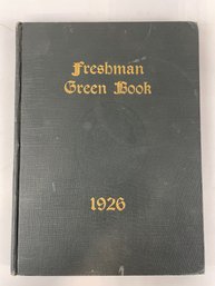 Freshman Green Book - Dartmouth Yearbook 1926