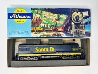 Athearn Trains Santa Fe Miniature In Original Box