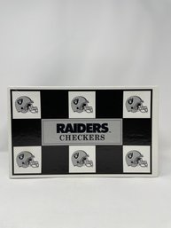 NFL Raiders Checkers In Box