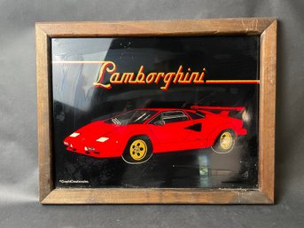 Vintage Lamborghini Mirror