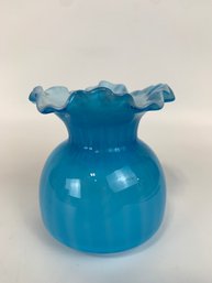 Ruffle Glass Vase