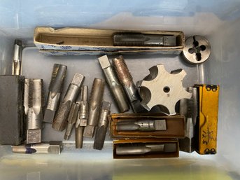 Lot Of Tap And Dies Tools