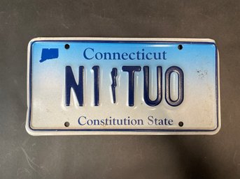 CT Vanity Plate