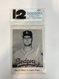 1961 Jay Publishing Dodgers Photo Pack Sealed