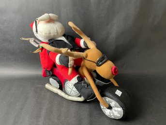 Beverly Hills Teddy Bear Co. Motorcycle Santa