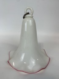 Antique Milk Glass Smoke Bell