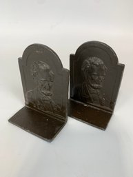 Pair Of Miniature Lincoln Bookends