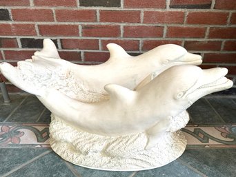 Vintage Dolphin Coffee Table Base