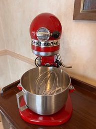 Red Kitchen Aide Mixer Pro 450