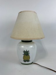 Kitsch Porcelain Pineapple Table Lamp