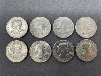 Lot Of (8) 1979 Susan B Anthony Dollar Coins