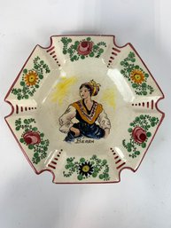 Vintage Hand Painted Made In France Plate