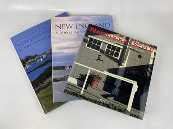 Lot Of Three New England Books