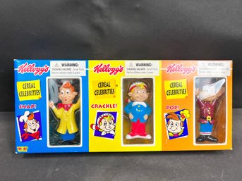 1998 Kelloggs Cereal Figures In Original Box