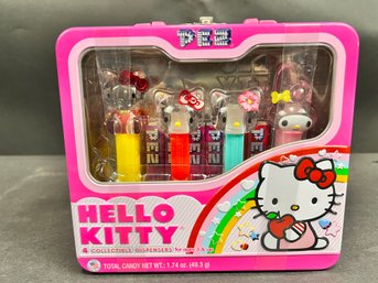 Hello Kitty Lunchbox With Pez Dispensers