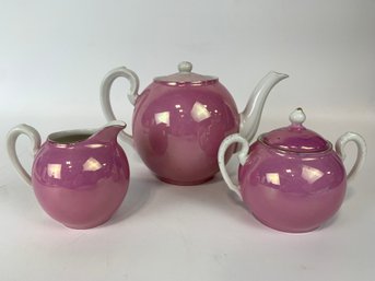 Antique Bavaria Pink China Tea Set