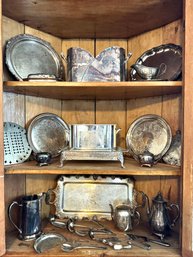 Massive Collection Of Silverplate And Mixed Metals