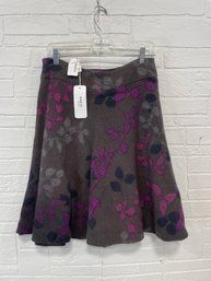 AKRIS Punto - Berry Fleece Wool Skirt - Retails $795!!!!!