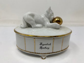 Vintage Porcelain Bavarian Porcelain Lion