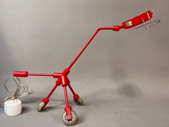 Kila Red Dog Rolling Table Lamp By Harry Allen For Ikea