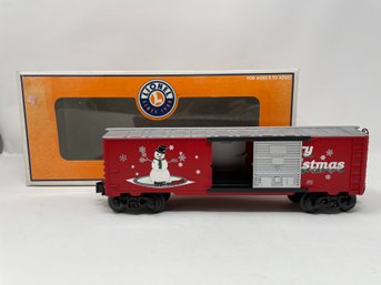 Lionel Christmas Box Car 02 6-36243 (2002) W/ Box SW Train
