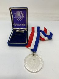 Vintage Waterford Crystal Olympic Medal