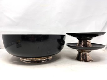 Vintage Sterling Weighted Base Bowl Set