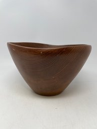 Vintage Teak Salad Bowl - Has Marks