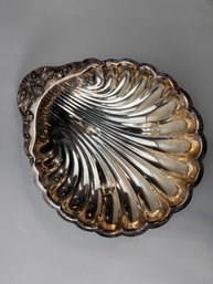 Scalloped Shell Silver-plated Bowl
