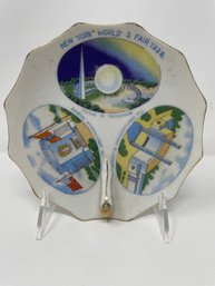 1939 New York Worlds Fair Trinket Dish - Porcelain