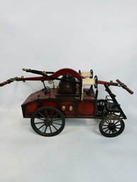 Wooden Model Of An Antique Fire Pumper
