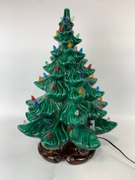 Large Vintage Ceramic Christmas Tree