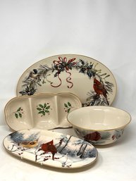 Group Of Lenox Serving Dishes