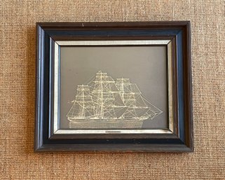 The Clipper Ship 'Cutty Sark' Sterling Silver Silhouette