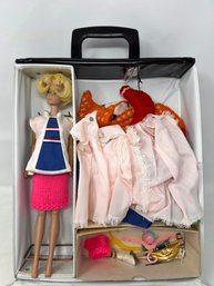 Vintage Barbie In Case With Extras! Stamped 1958 SEE PHOTOS!