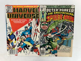 Vintage Marvel Comics Featuring Marvel Universe & Spiderman Lot 14