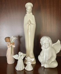 Collection Of Figures  Angels, Madonna , Willow Tree, Goebel , Lefton More