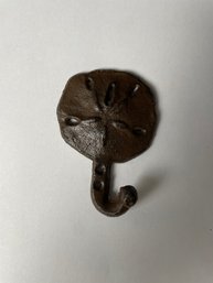 Cast Iron Sand Dollar Hook