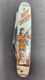 Vintage Novelty Davy Crockett Pocket Knife