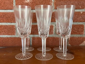 Group Of Six Waterford Crystal Stems