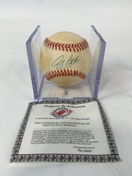 Andy Petite Signed Baseball W/ COA