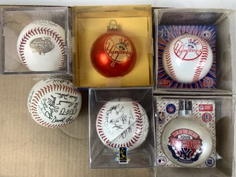 Group Of Yankees Collectibles