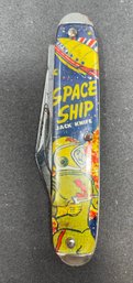 Vintage 1960s Novelty Space Ship Pocket Knife