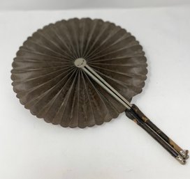 Antique Folding Hand Fan Patented 1881