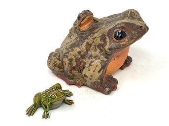 Vintage Frog Statues