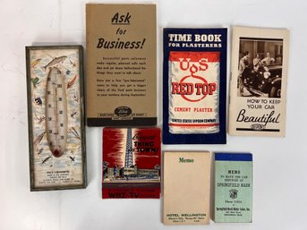 Vintage Advertising Thermometer Lot